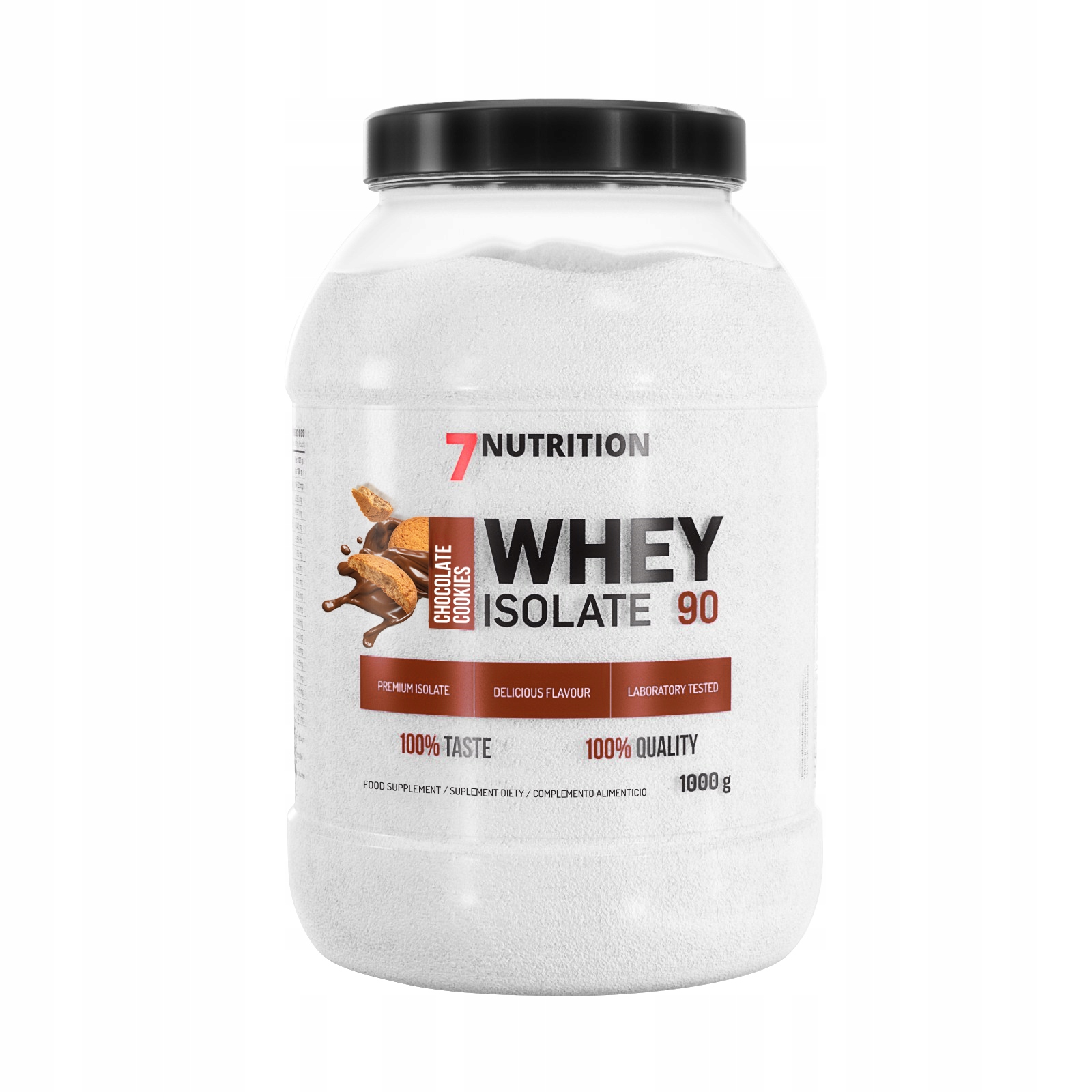 7NUTRITION Whey Isolate 90 1 Kg Protein Izolát Příchutě