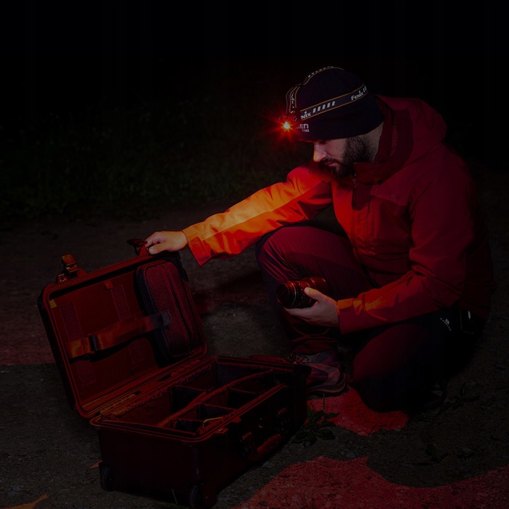 Latarka diodowa Fenix HM60R czołówka 1300 lm USB-C Model 039-501