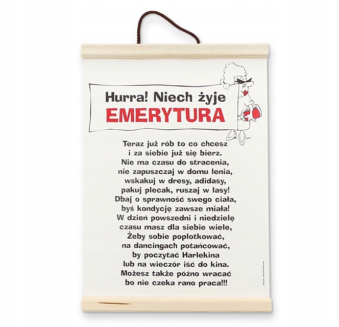 

Dyplom na Emeryturę emerytka