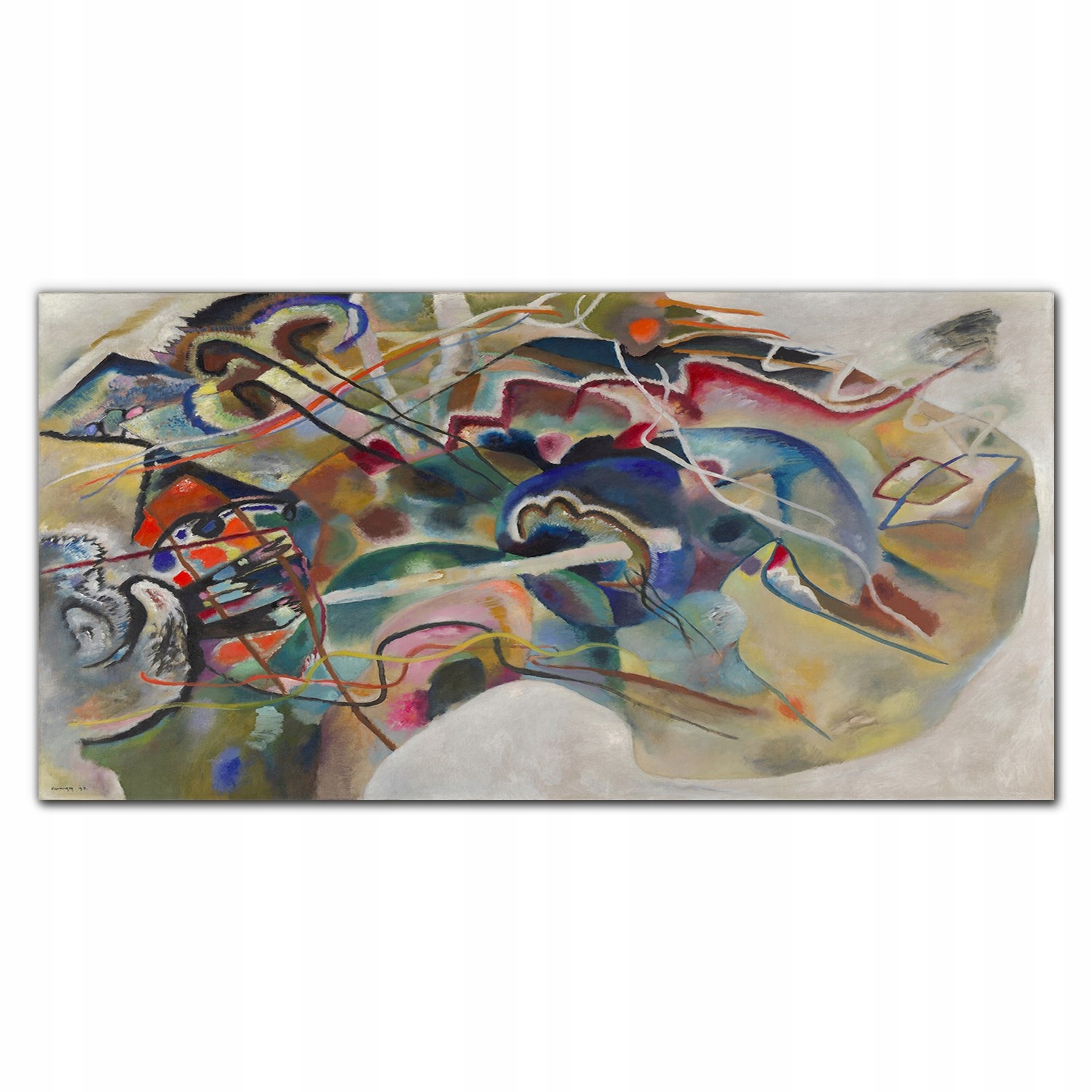 Fotoobraz na ráme Kandinsky obraz 140x70