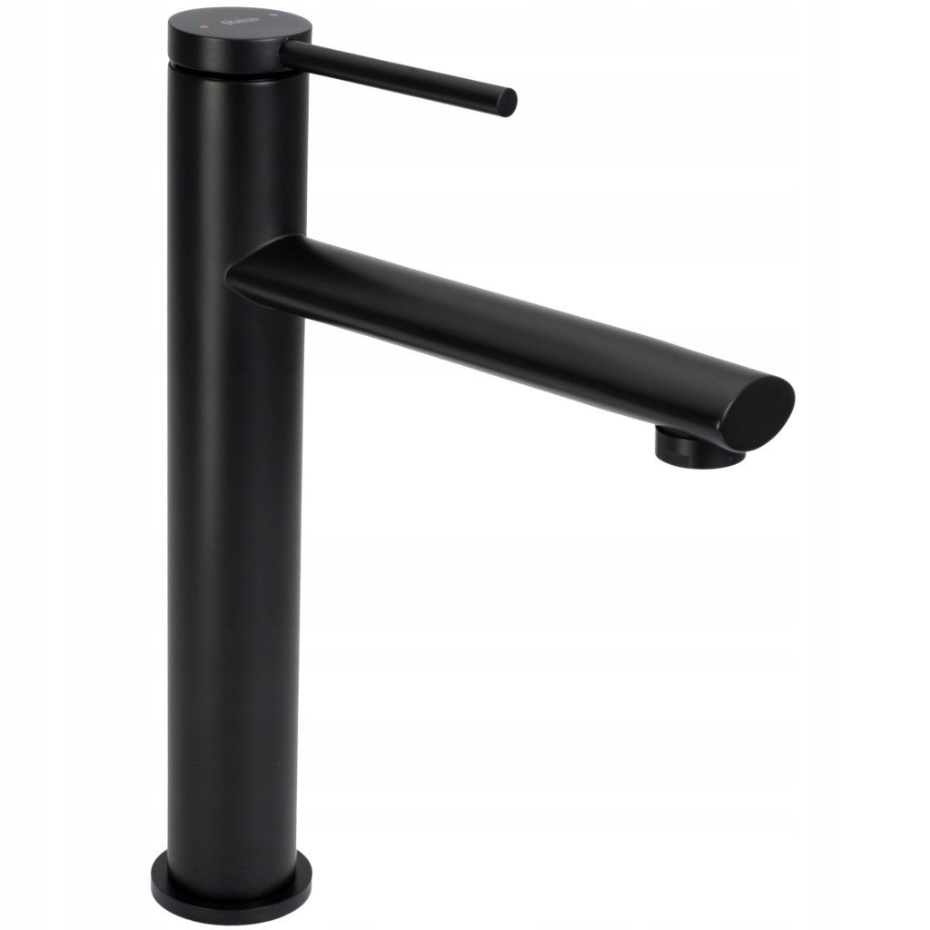 Oválna umývadlová batéria čierna (REA-B6511) /sm/