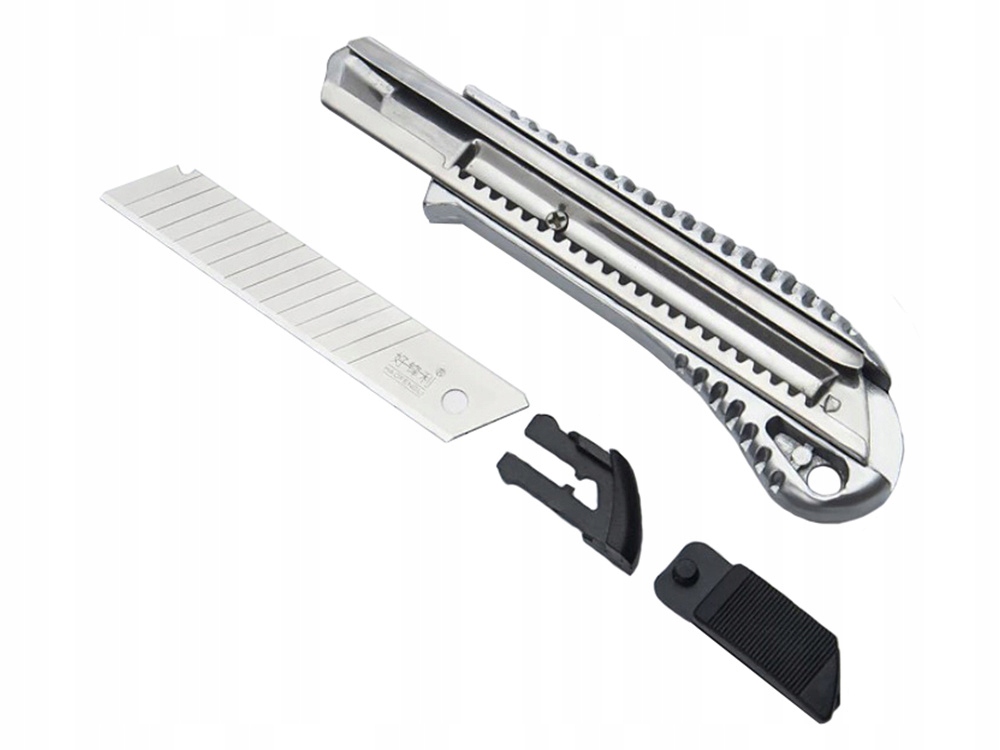 NÓŻ DO TAPET METALOWY NOŻYK 18MM OSTRZE ŁAMANE Marka Falon-Tech