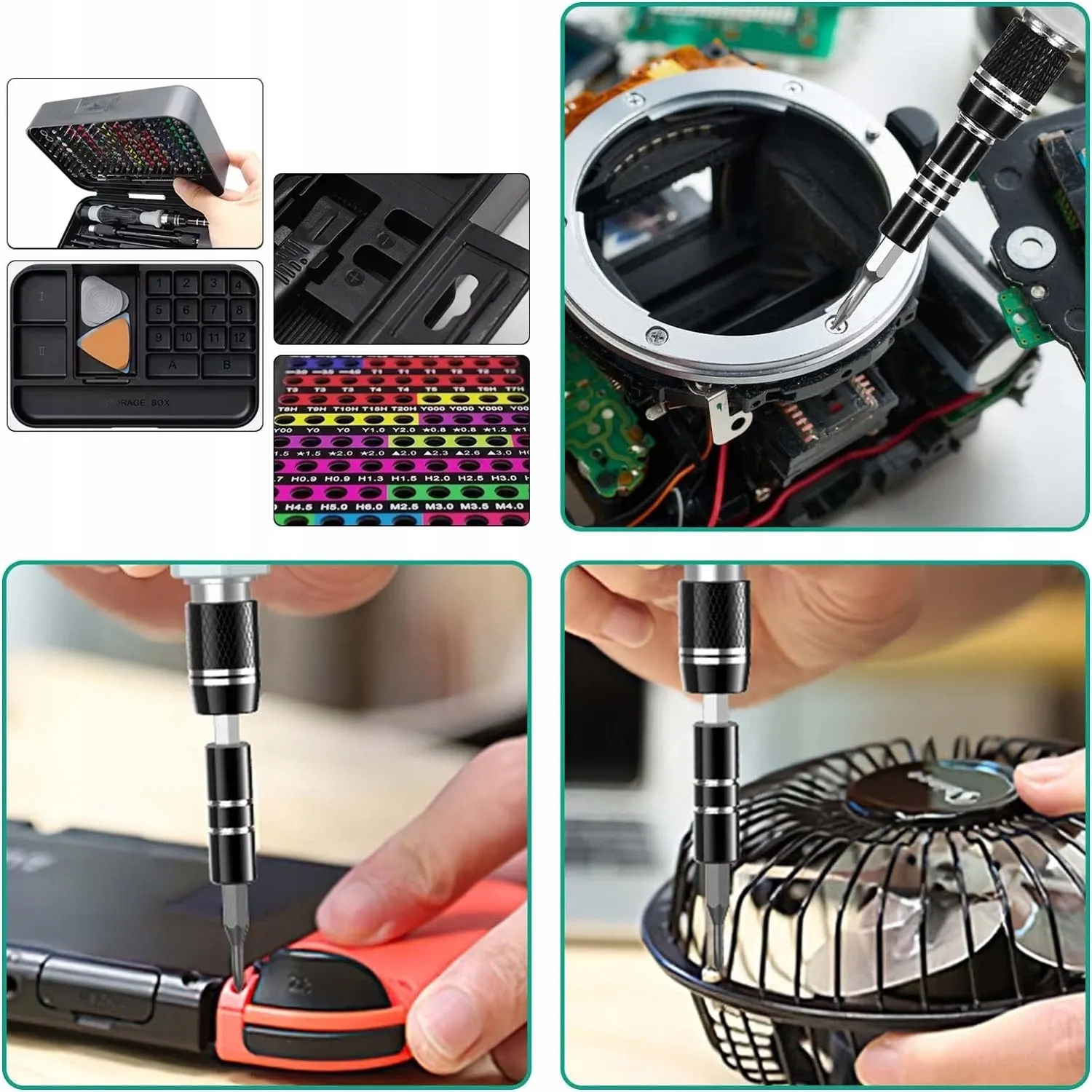 ZESTAW PROFESJONALNY PRECYZYJNYCH WKRĘTAKI ŚRUBOKRĘTÓW DUŻY 132E TORX BITY Marka inna