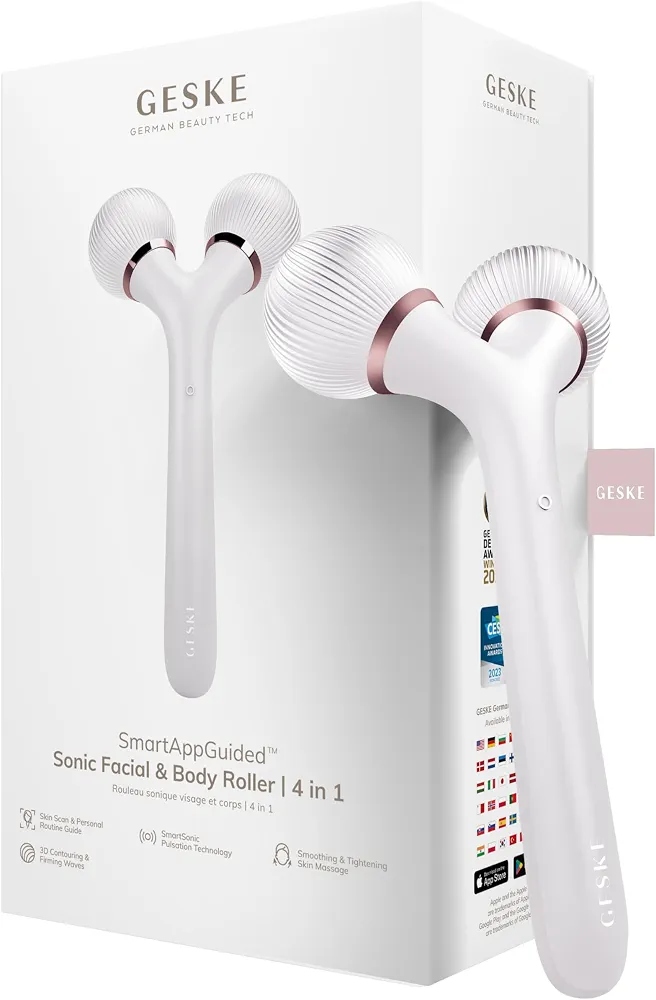 Roller soniczy Geske Masaż 4w1 z Aplikacją