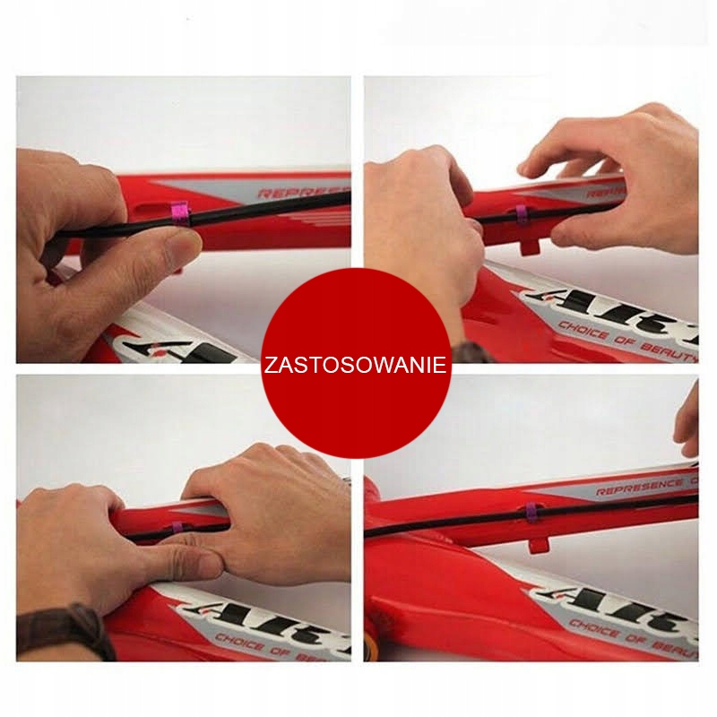 Przelotka do pancerza uchwyt zatrzask złoty 2x Wykończenie inne