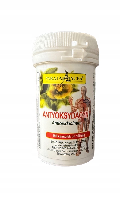 Antyoksydacyn 150 kapsułek 100 mg Parafarmacea