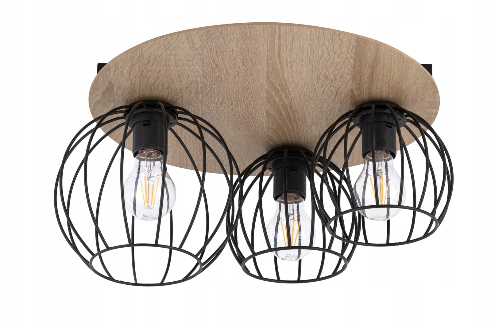 Plafon Lampa Sigma Cyber 32356 Dąb Czarny