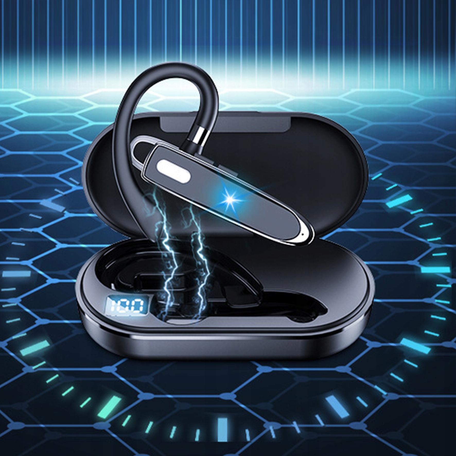 Słuchawka Bezprzewodowa do Telefonu Zestaw Słuchawkowy Rozmów dla Kierowcy Marka LOGIT