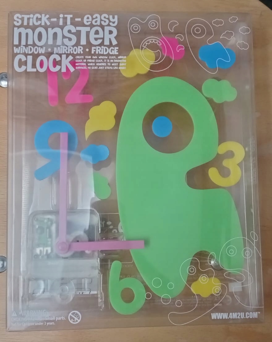 Zegar Stick-it-Easy Monster