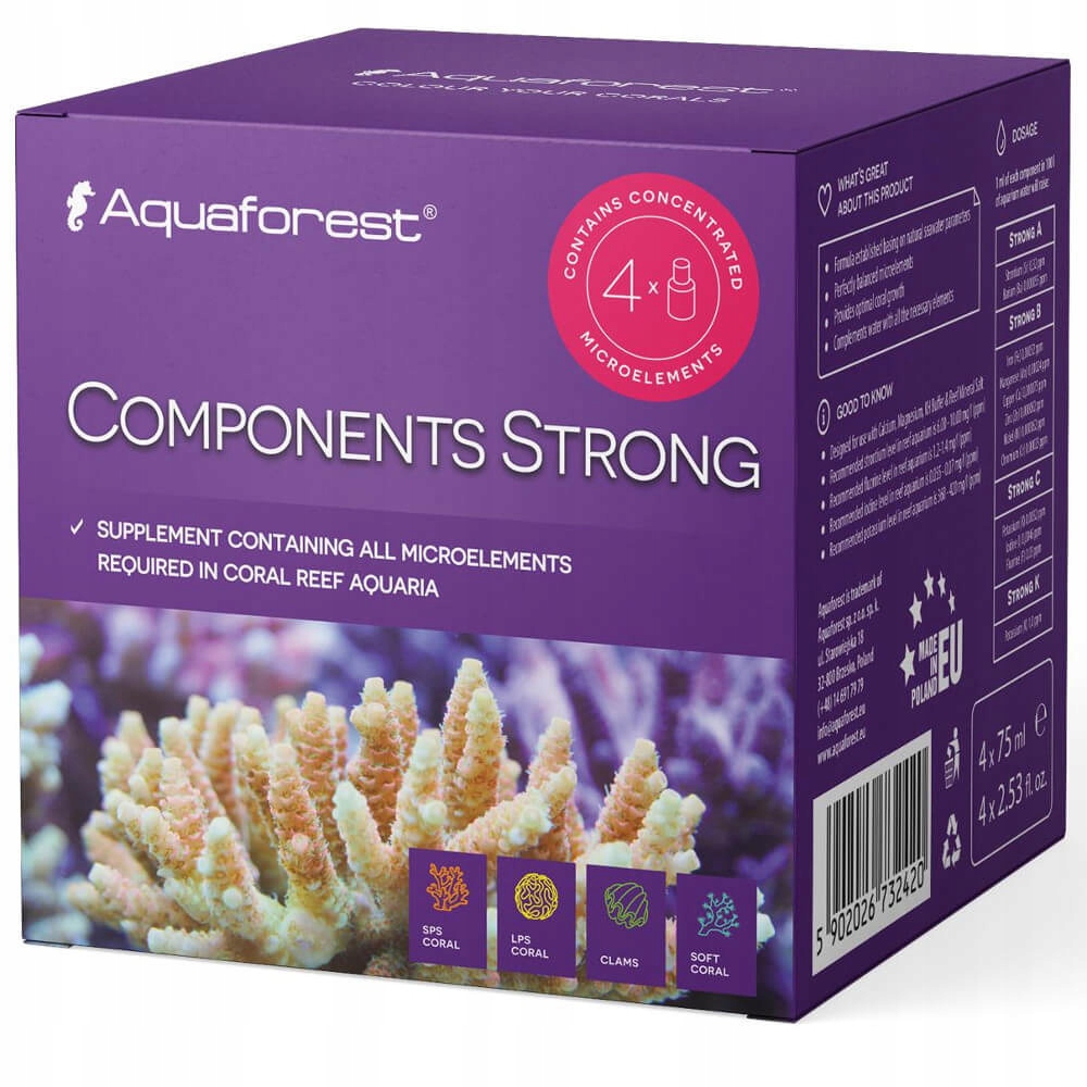 Levně Aquaforest Components Strong 4x75ml Abck