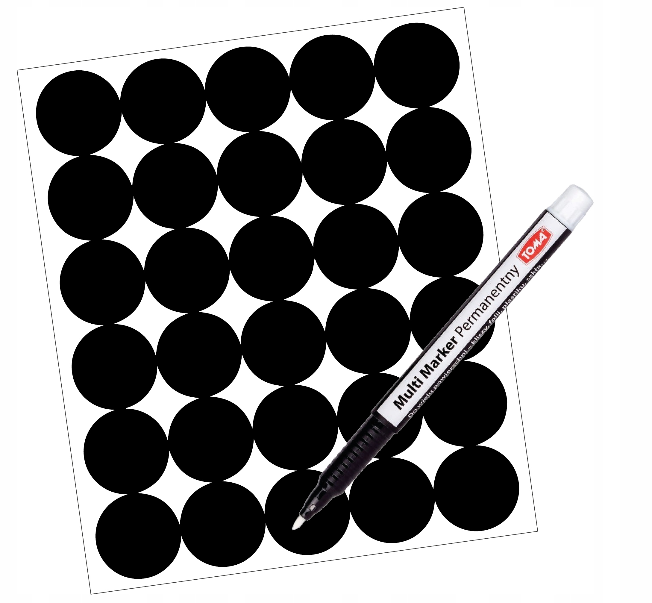 

puste etykiety na przyprawy 30szt biały marker