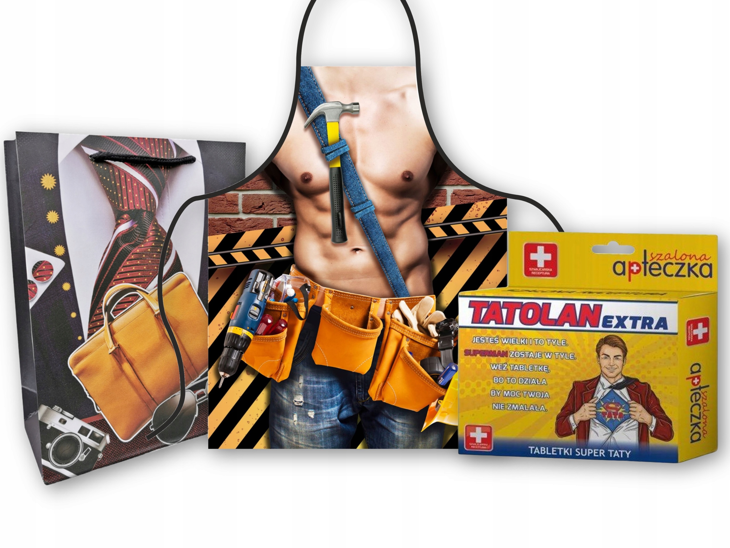 Zabawny dárek pro tatínka ke Dni otců! Zástěra Legrační tablety