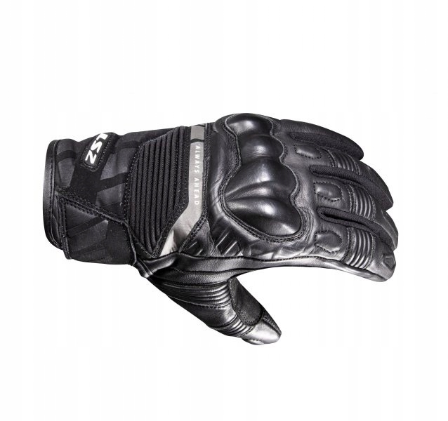 Motocyklové rukavice LS2 Kožené Zimné LS2 Octane Wp Black XXL