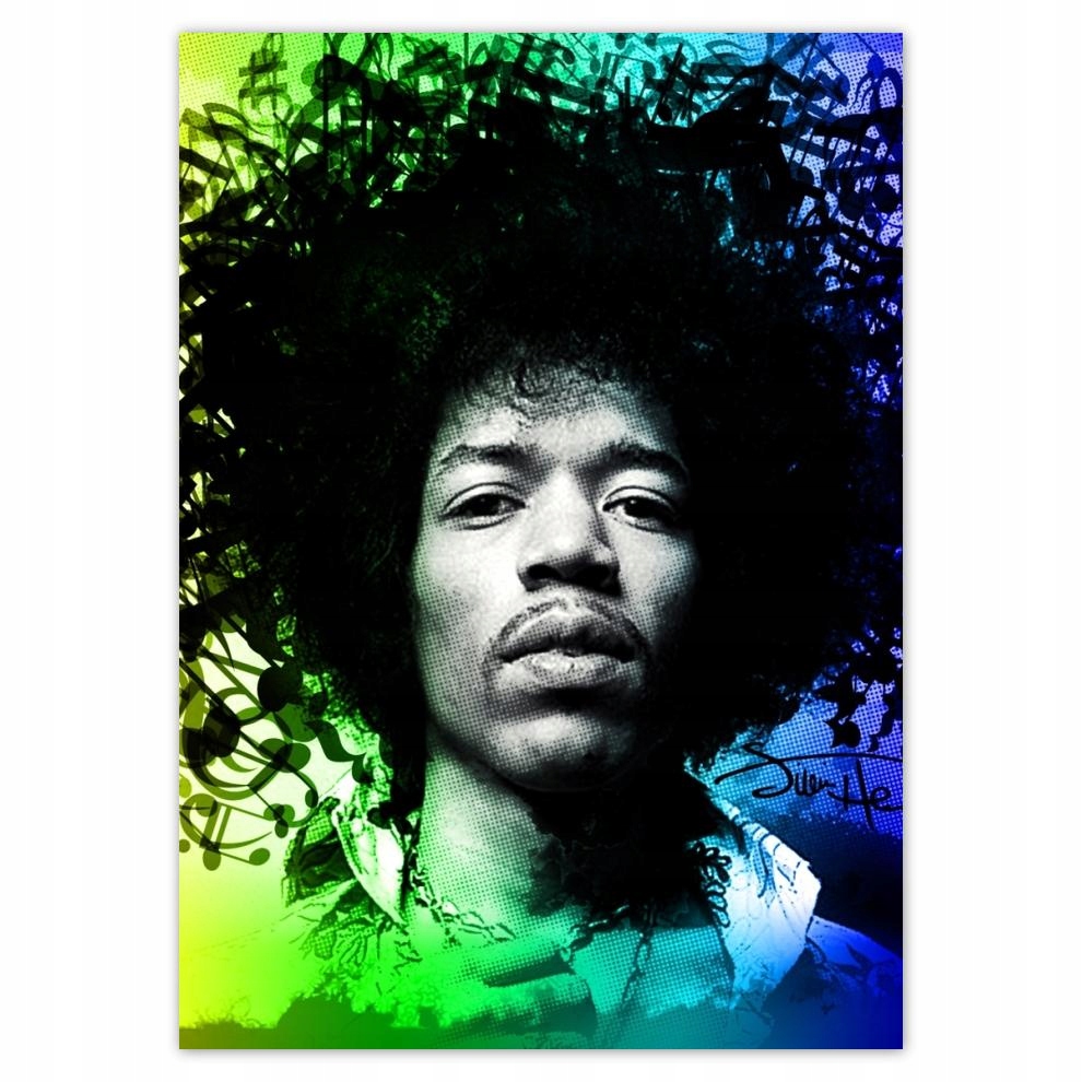 

Plakaty 50x70 Tęczowy Hendrix