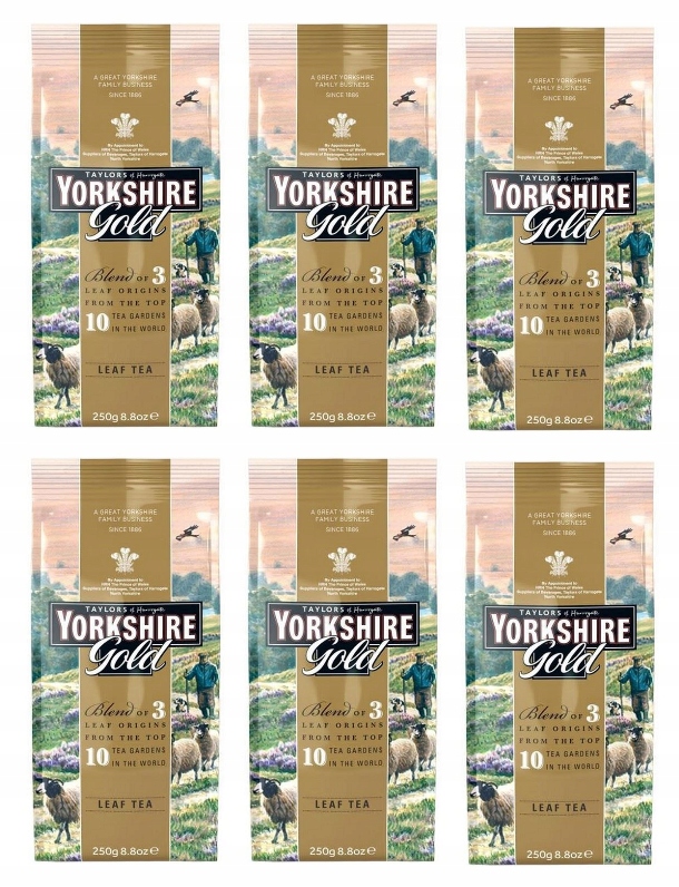 Yorkshire Gold Tea herbata sypana 6 x 250g Uk