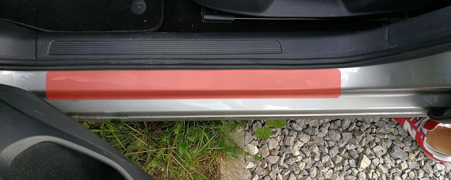 Folia BEZBARWNA PPF progi ZESTAW VOLKSWAGEN GOLF 7 Kod producenta WP0486