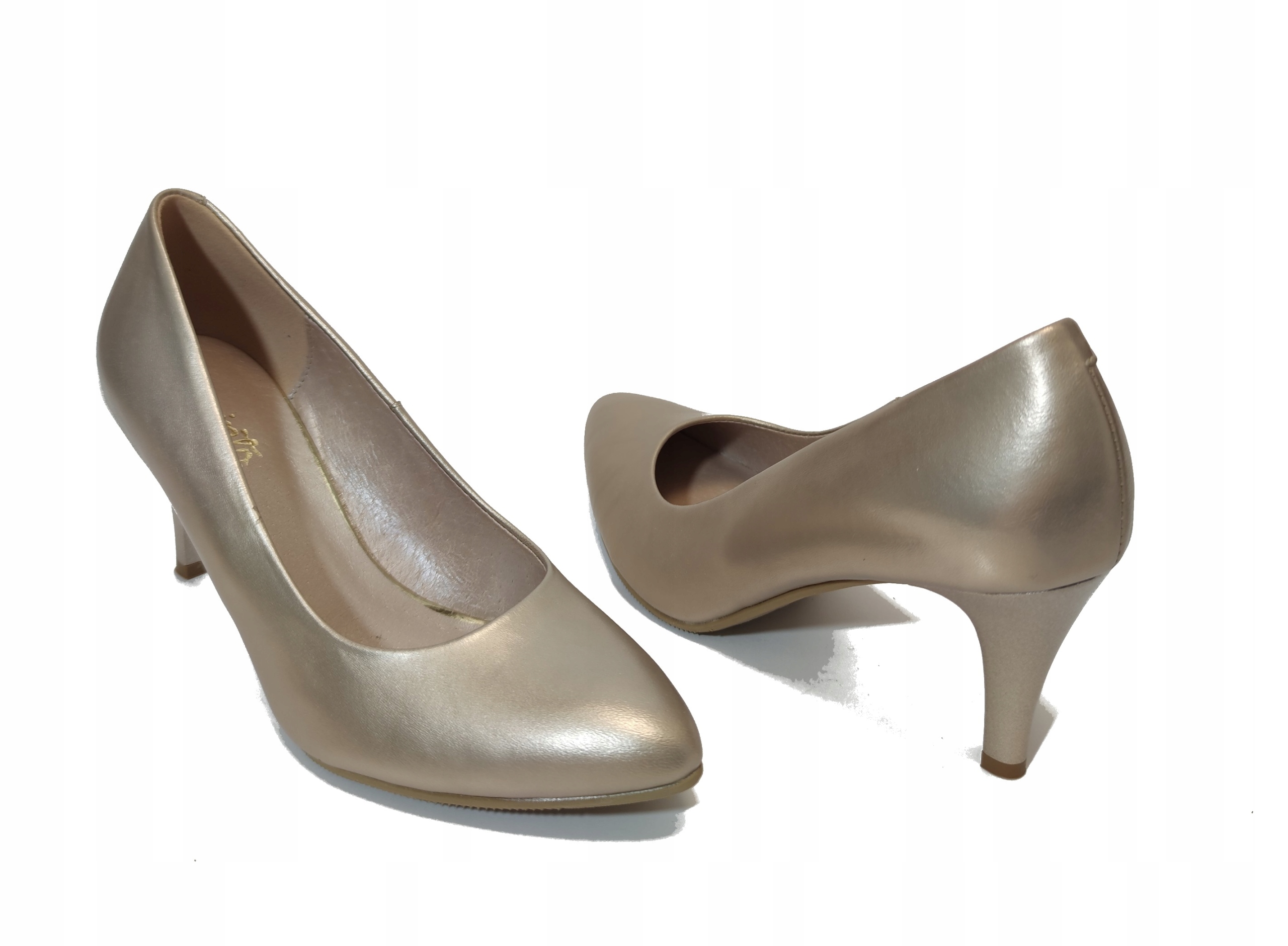 elegantní pohodlné boty Espinto metalik c-834 r41