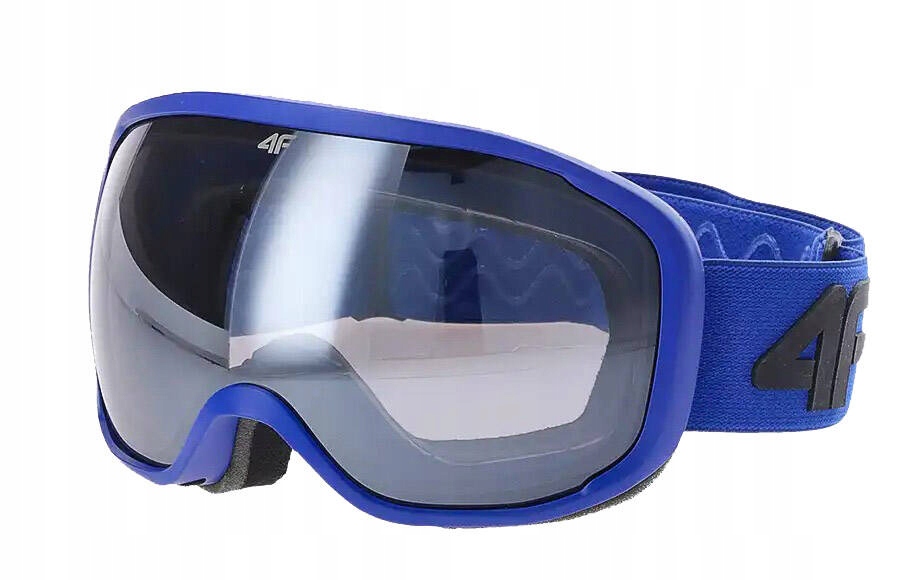 Dětské lyžařské brýle 4F na sjezdovku U042 s pouzdro Uv 400, modré