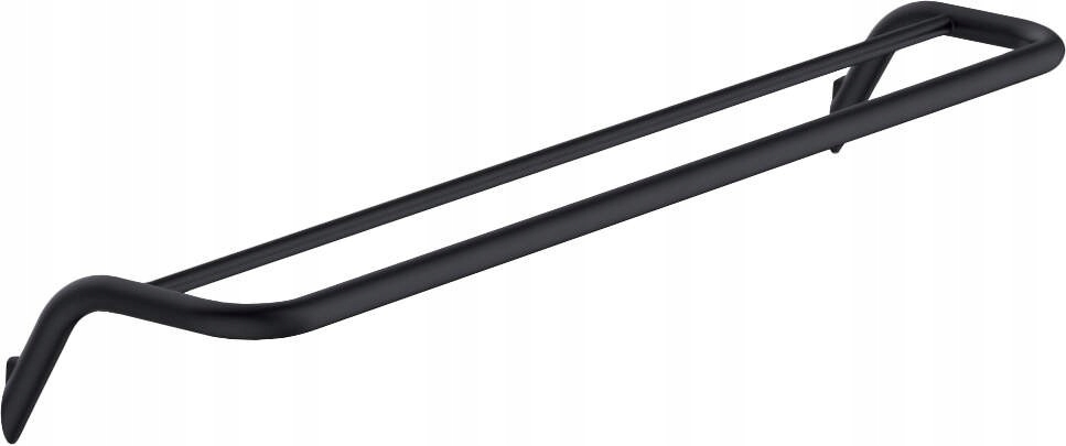 Silia čierna Vešiak na uteráky, dvojitý nástenný (ADI_N631) /sm/