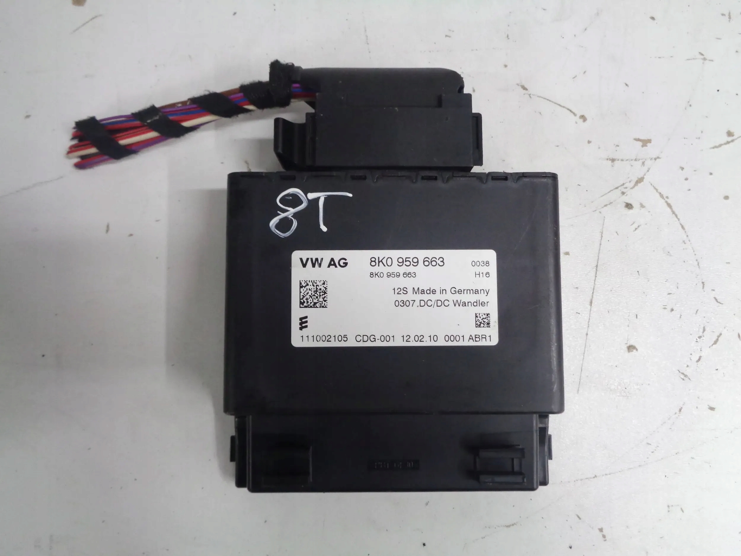 AUDI A5 8T CONTROL UNIT VOLTAGE MODULE
