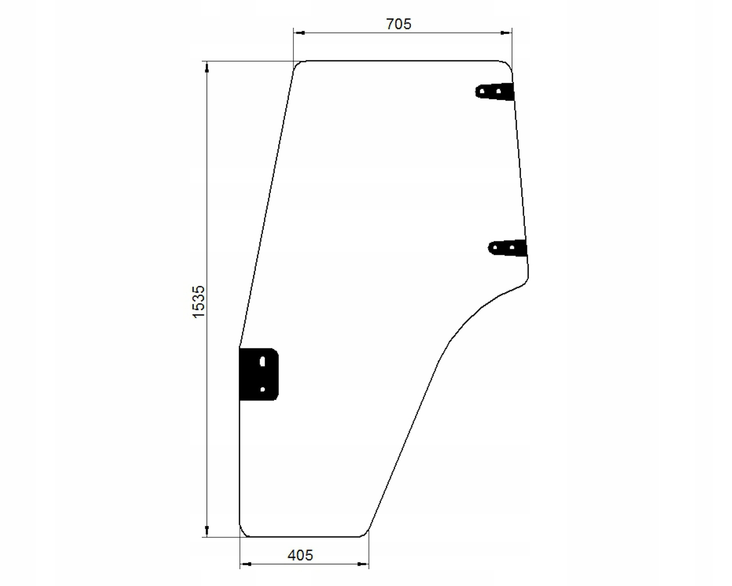 Case Jxu, New Holland T5000 dveře L krátké