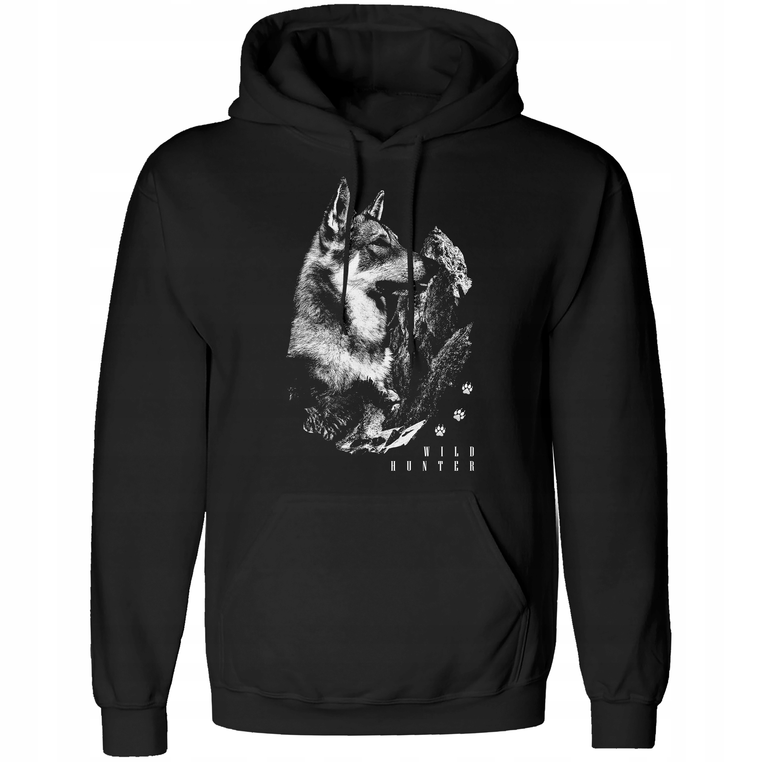 

Męska Bluza Z Kapturem Wilk Wolf Z Wilkiem Roz XXL