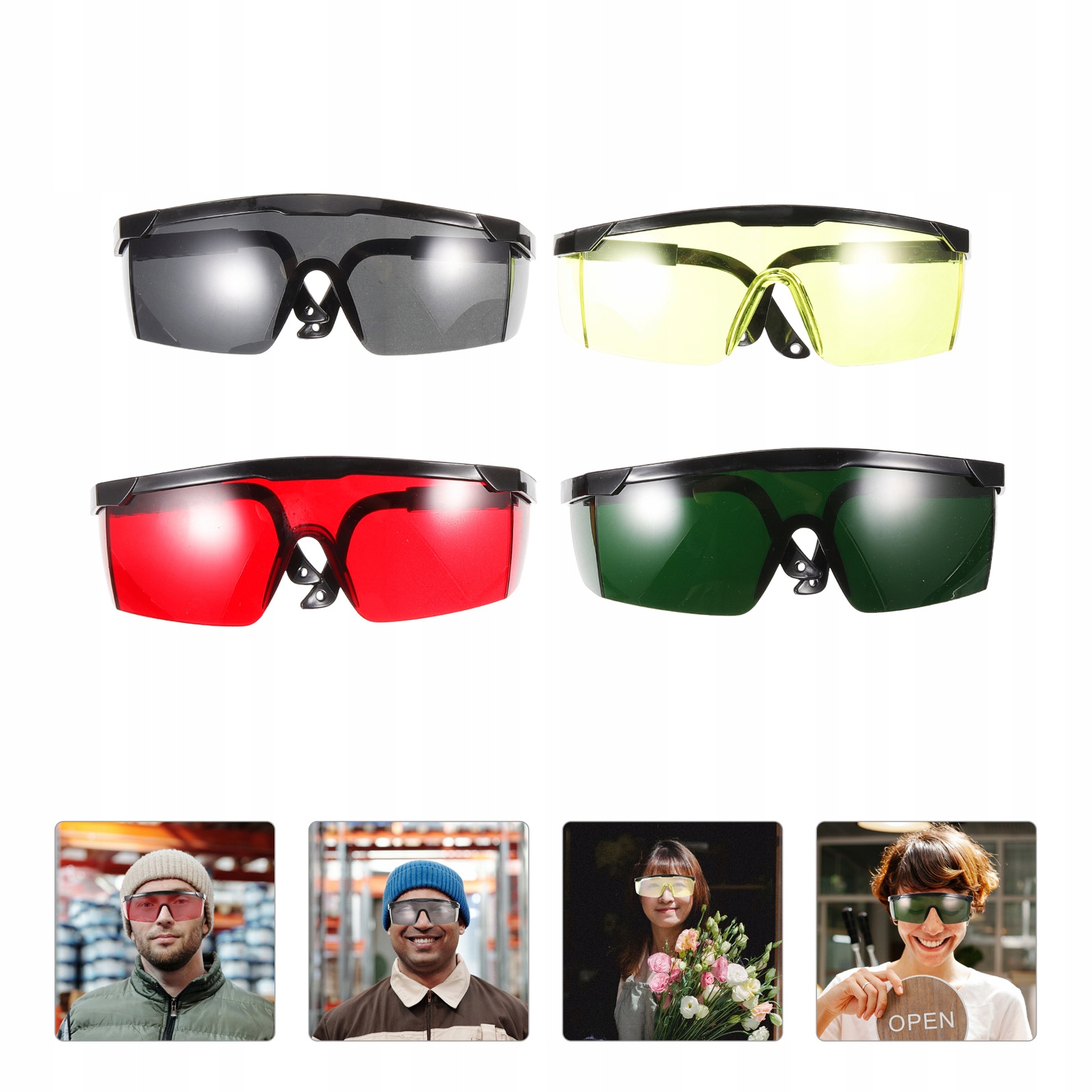 Okulary ochronne Ochrona oczu Lasery Gogle Model SSF_IS33883BL