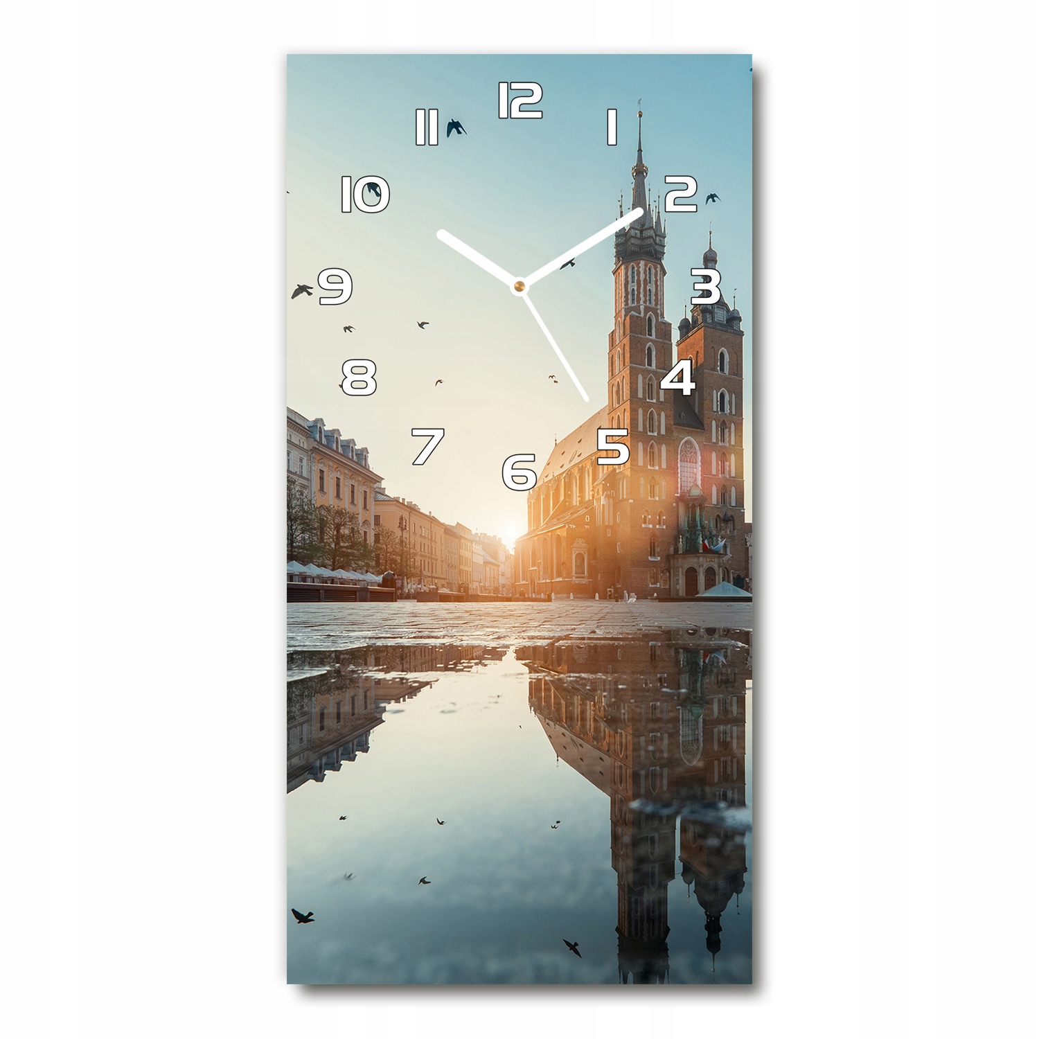

Zegar szklany ścienny Kraków Polska 30x60 pionowy