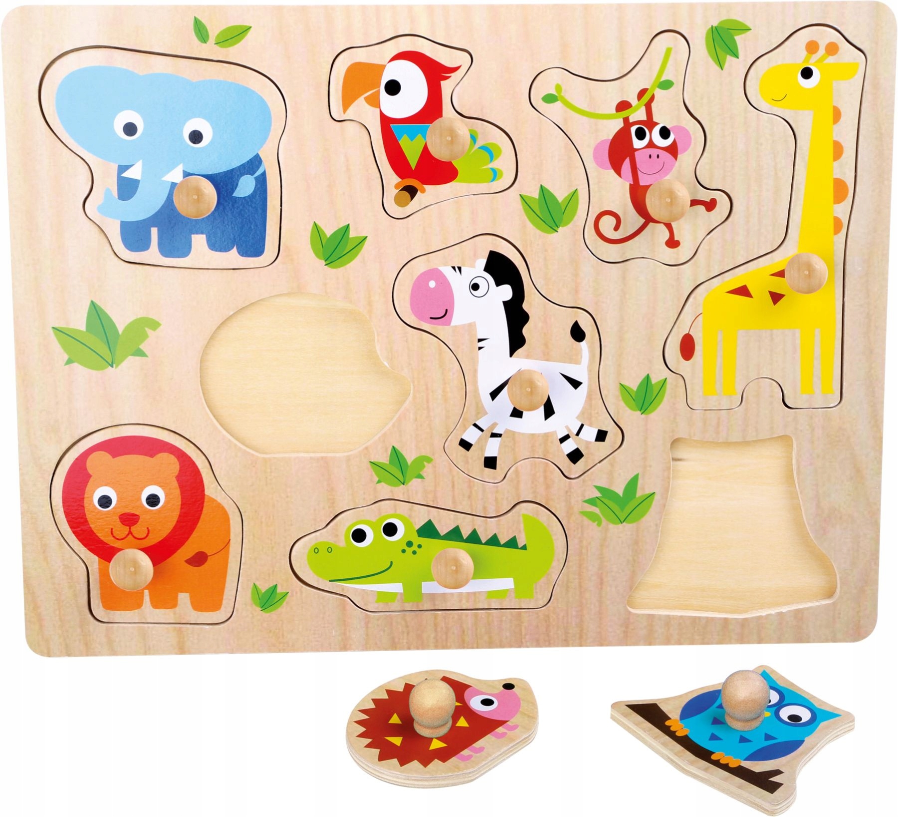 

Puzzle drewniane układanka Zwierzęta W Zoo