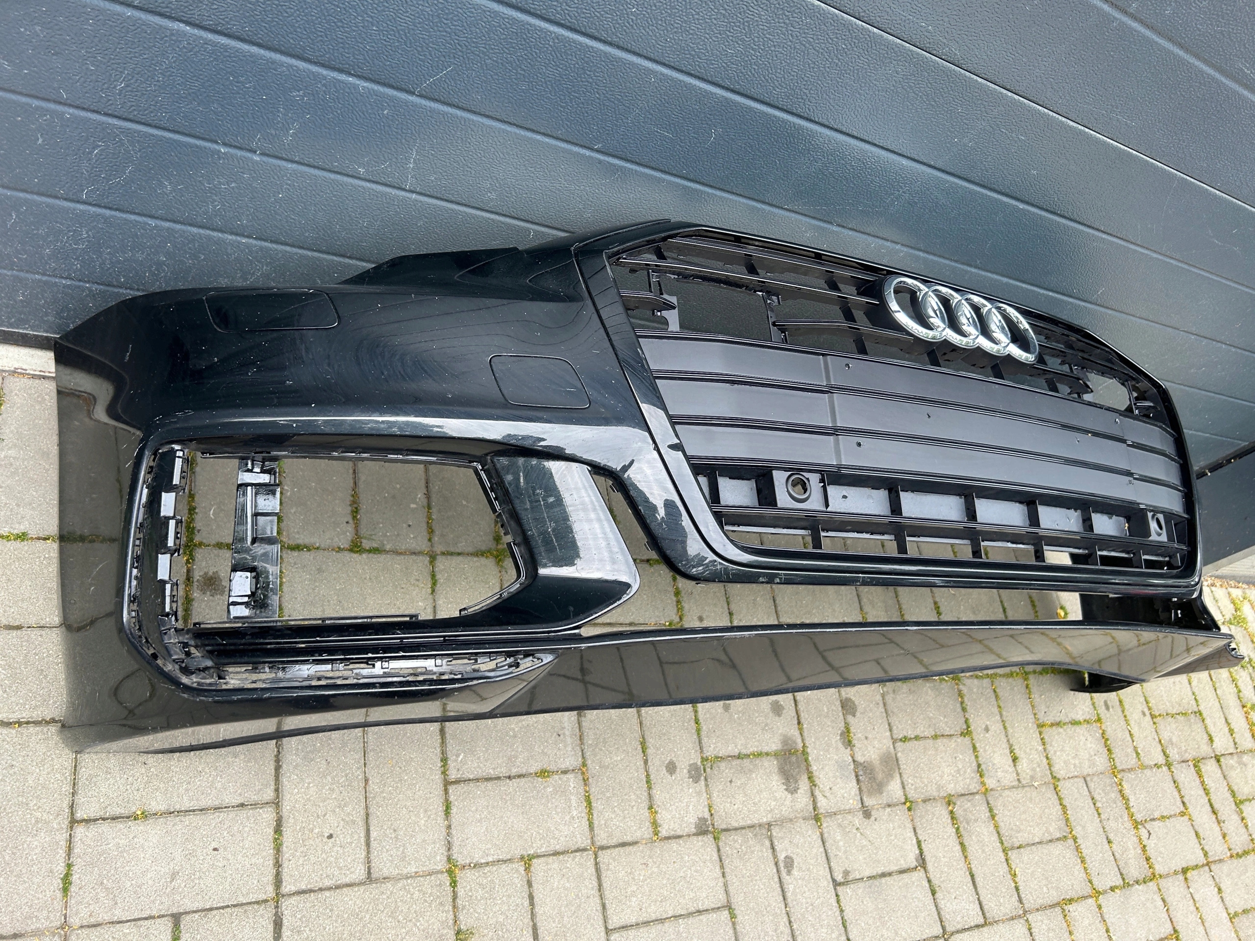Audi A6 bumper front front S-Line 2018-2023 acc PDC BLACK