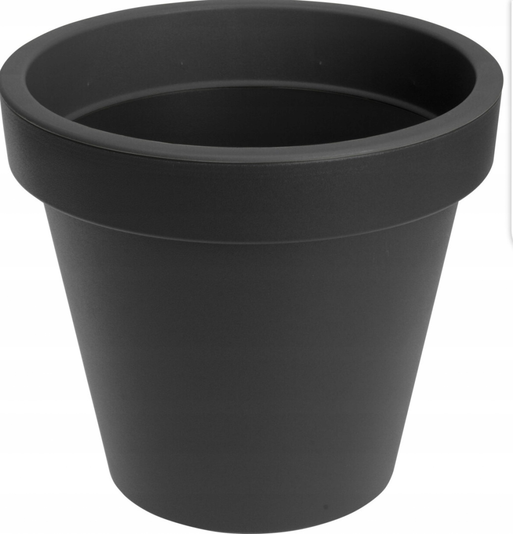 

Doniczka Osłonka Donica Dekoracyjna Antracyt 40cm