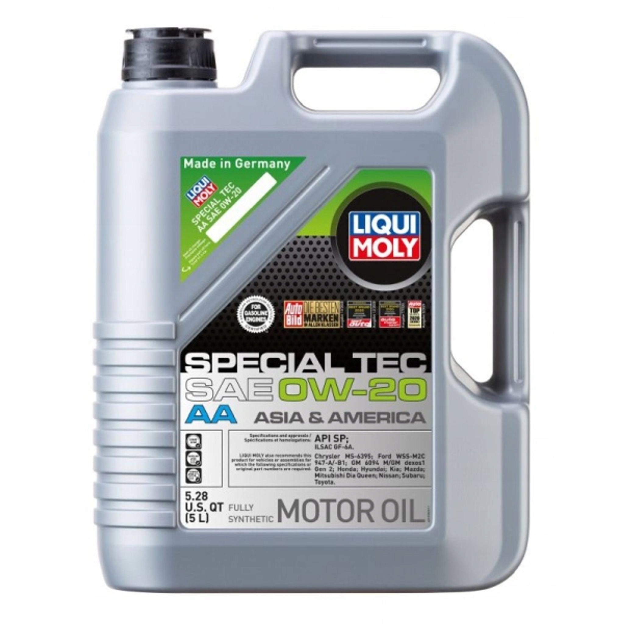 Olej Liqui Moly 0V20 5 L Special Tec Aa Sn MS-6395 Wss M2C 947 B1 Liqui