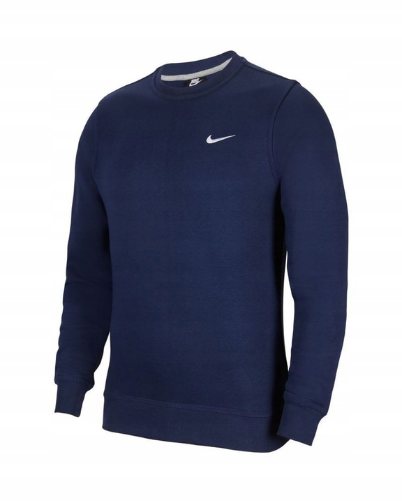 Nike Pánská Mikina Crewneck Tmavě modrá Logo Swoosh Výšivka velikost S