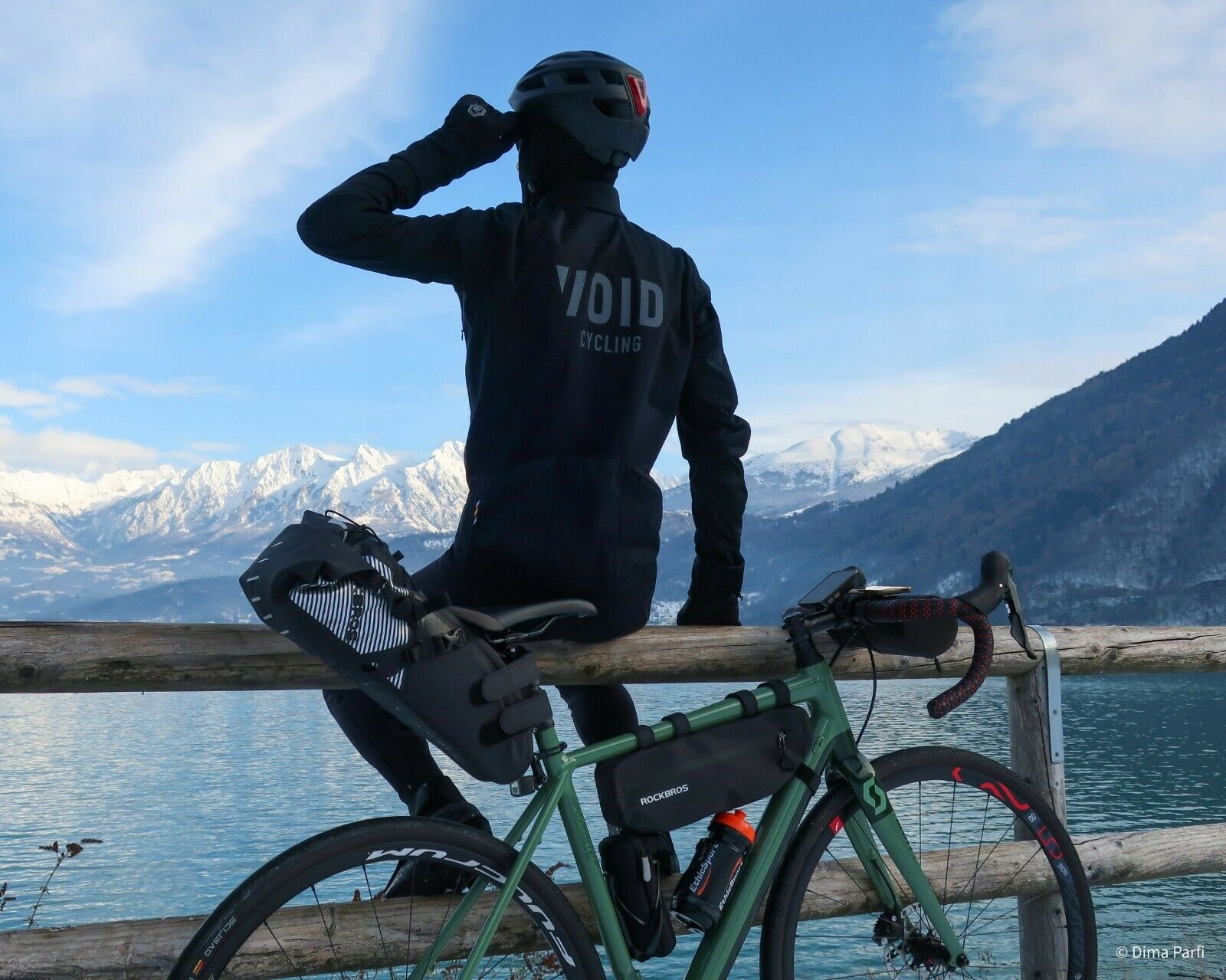 Sakwa pod ramę ROCKBROS AS-043 torba Wodoodporna Kolor dominujący czarny