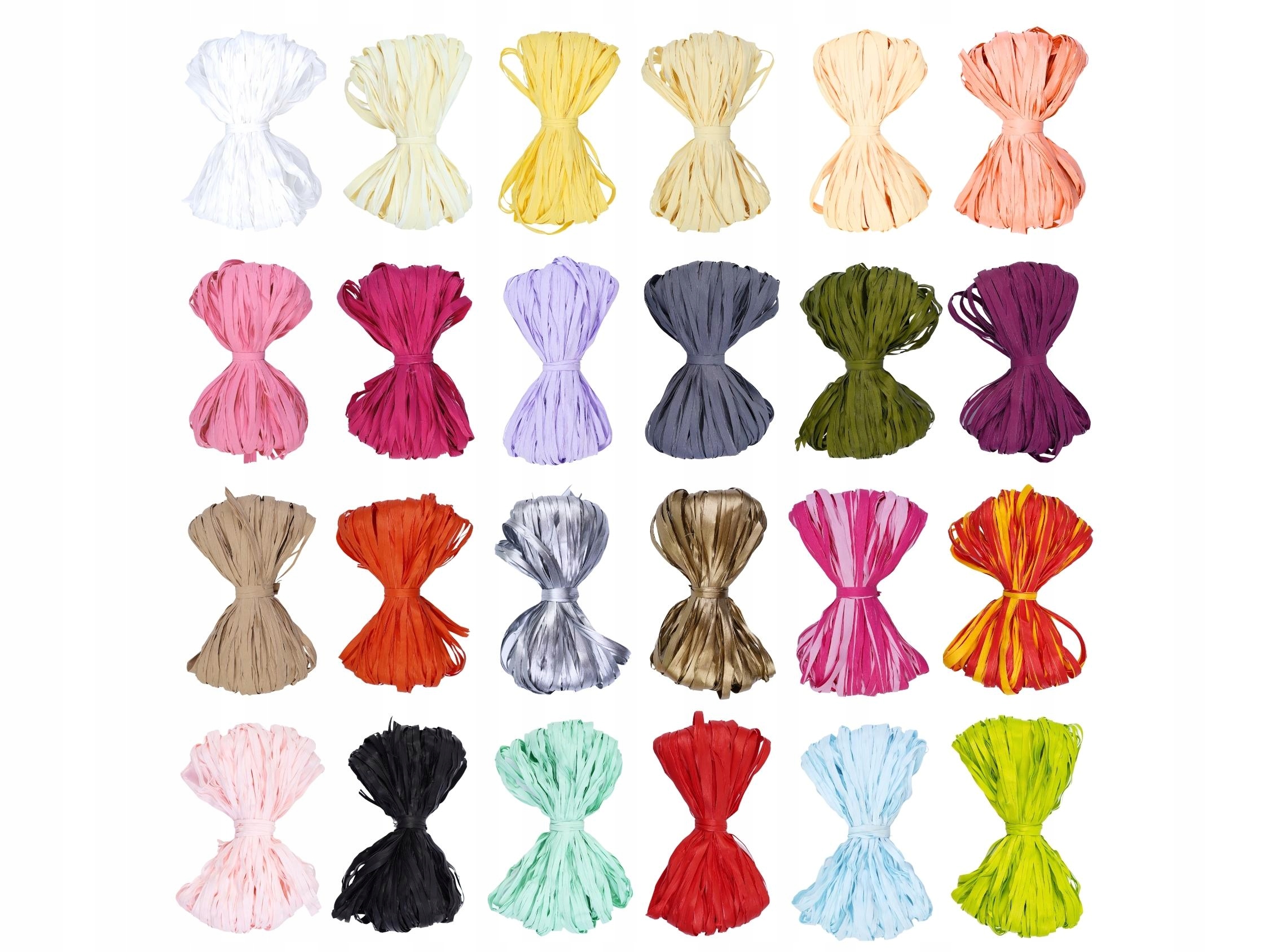 NATURALNA FLORYSTYCZNA RAFIA SYNTETYCZNA 10 METRÓW Wysokość maksymalna 5 cm