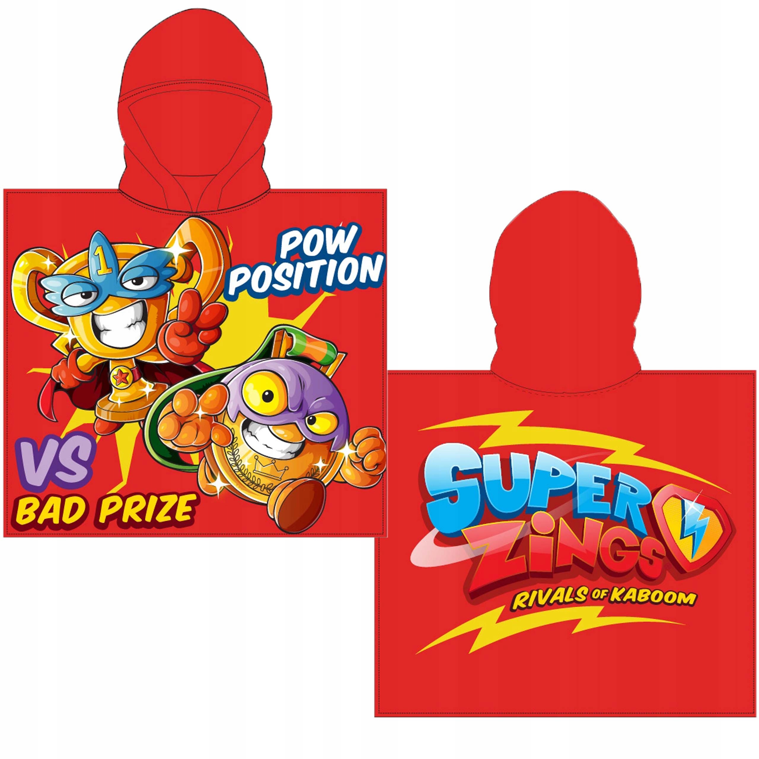 PONCZO KĄPIELOWE okrycie plażowe RĘCZNIK chłopięcy