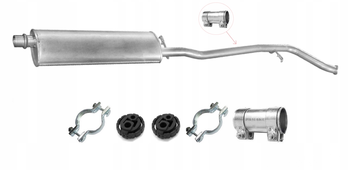 19.192 - PEUGEOT 406 2.0 16V (1999-2004) СЕРЕДНІЙ ГЛУШНИК