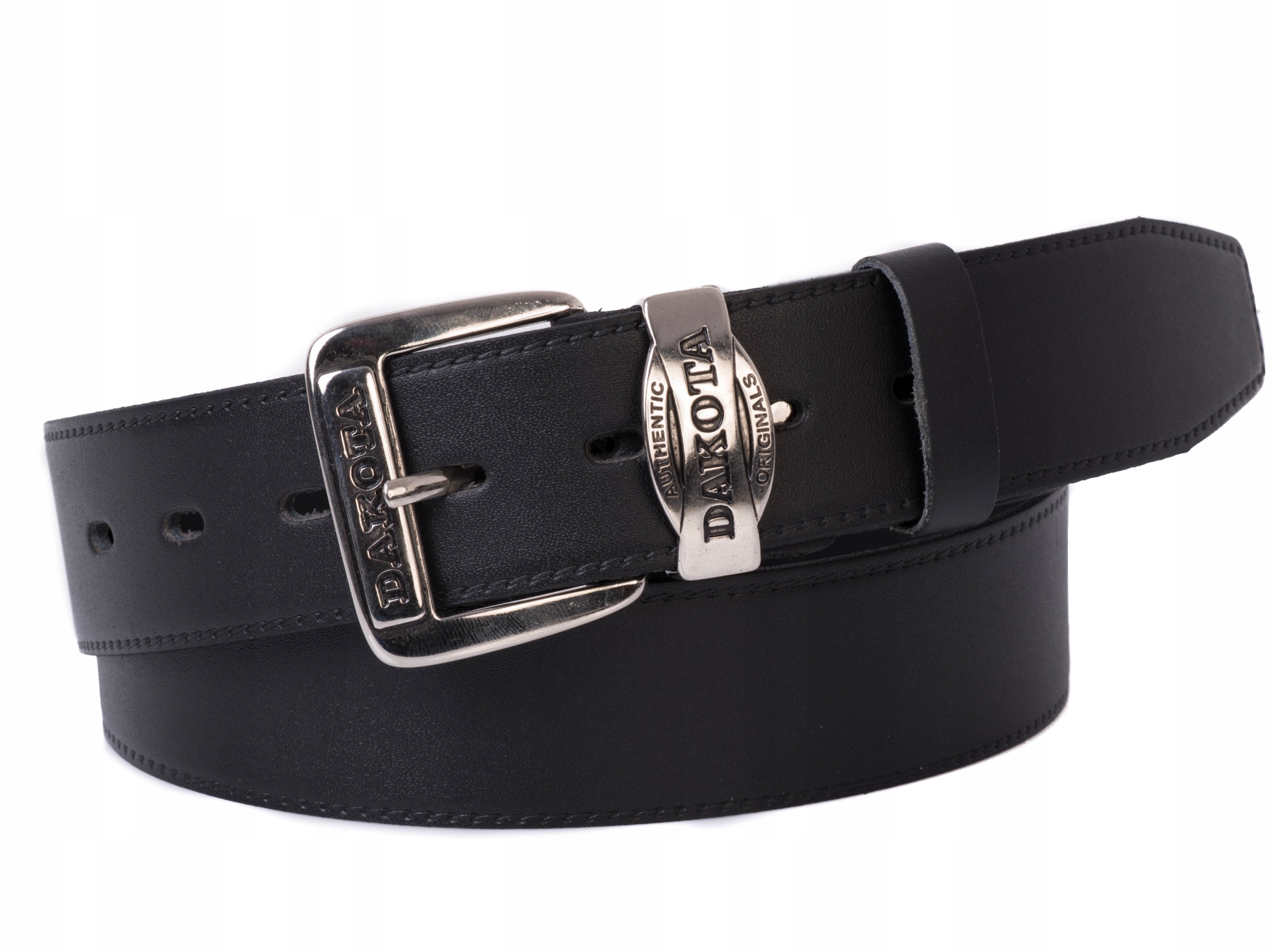 

Męski pasek do spodni Skórzany 4cm Dakota |110obw