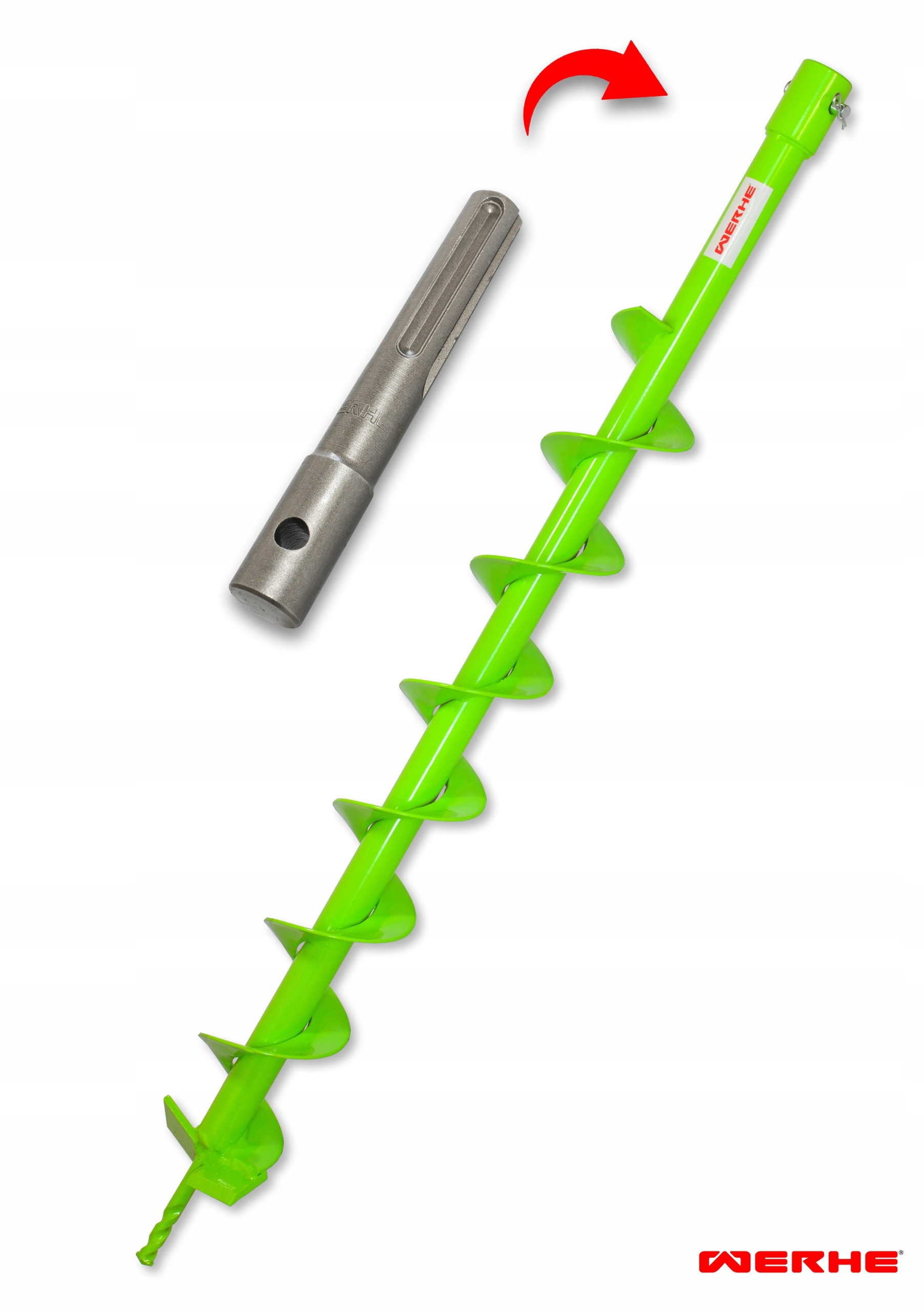 Wiertło Gleba 80D mm z adapterem SDS max Werhe