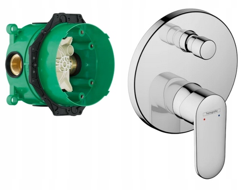 Podomítkový prvek Hansgrohe 01800180 baterie Vernis Blend Chrom 71466000