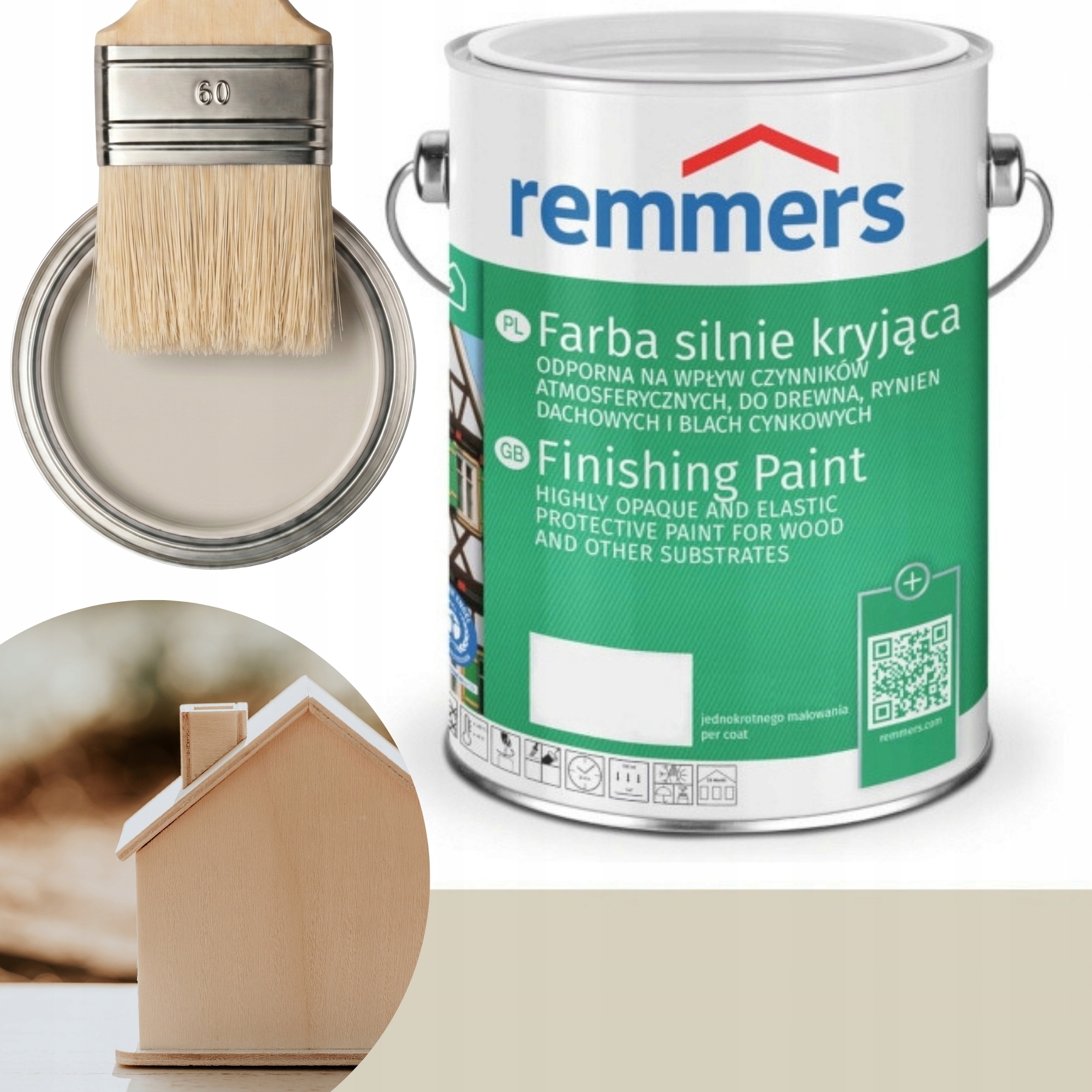 Remmers Deckfarbe barva na dřevo Champagne 5L