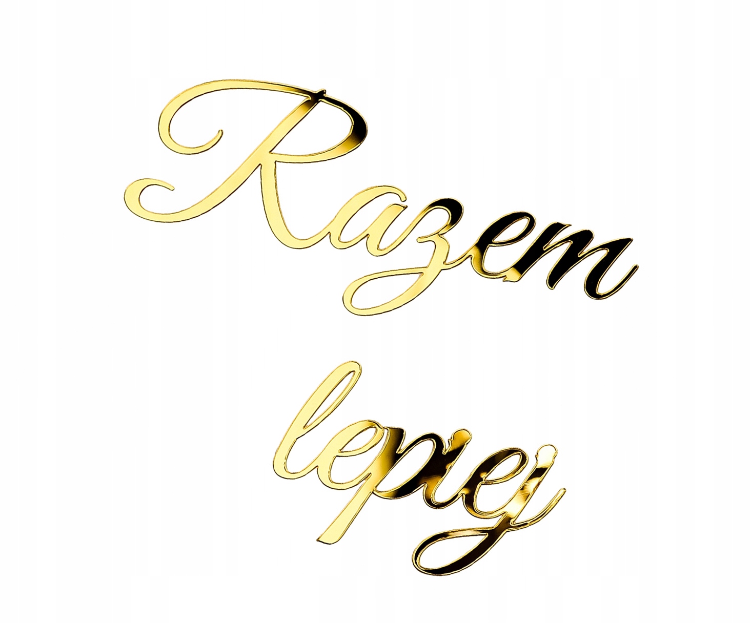 Napis Razem lepiej ozdoba na ściankę NWZ-14