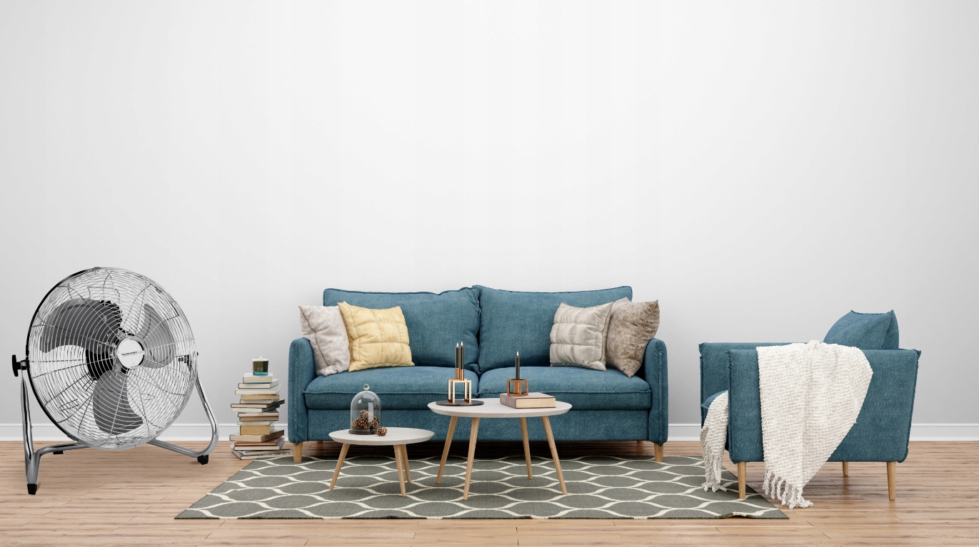 MOCNY WENTYLATOR STOJĄCY WIATRAK PODŁOGOWY CYRKULATOR POWIETRZA PRZEMYSŁOWY Liczba trybów prędkości 3