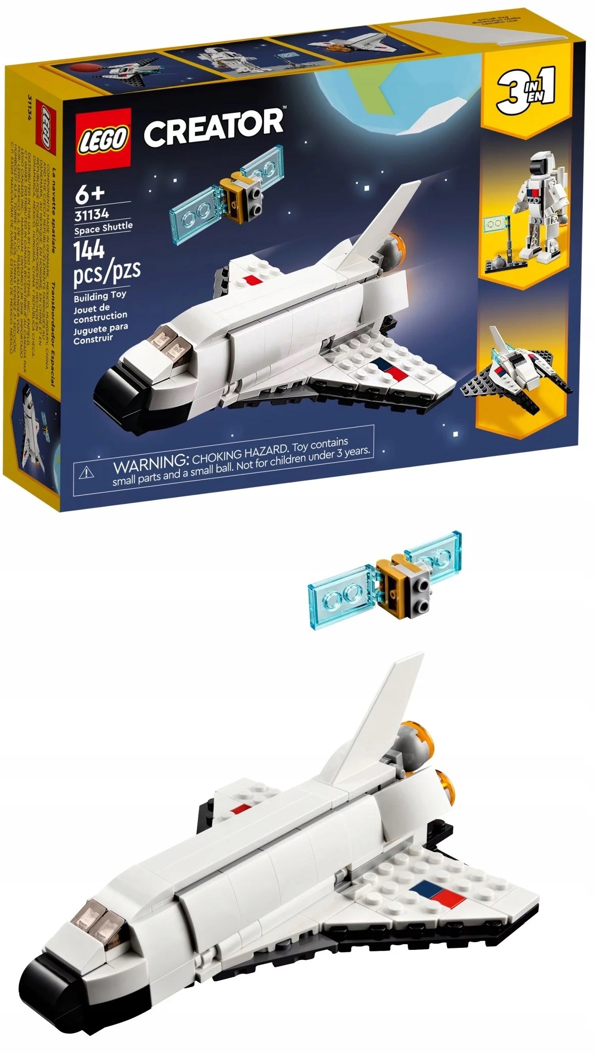 

Lego Creator 31134 Prom kosmiczny 3 w 1