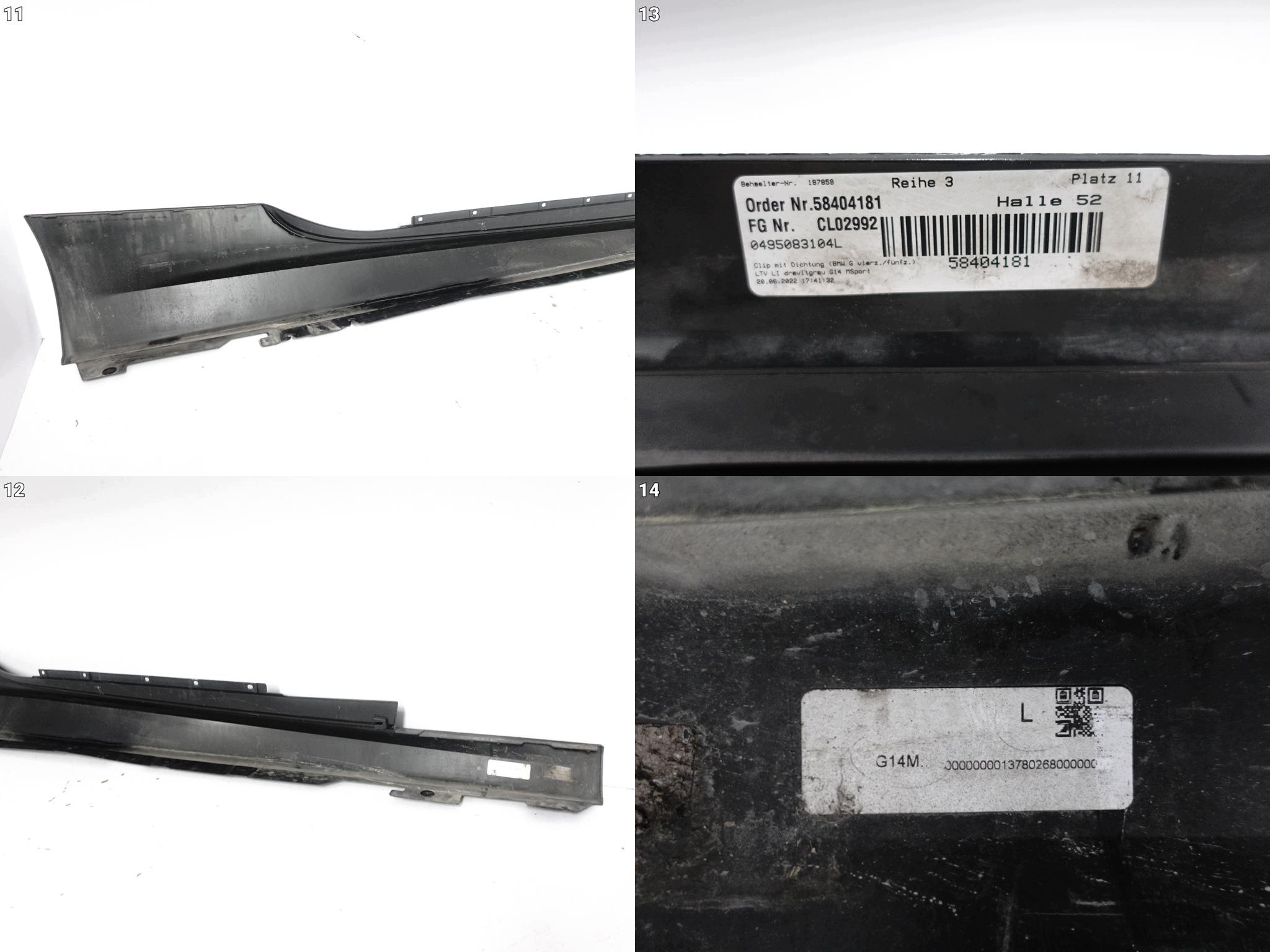 BMW 8 G14 G15 m-packet MSP M SPORT 18-26 threshold moulding cap left