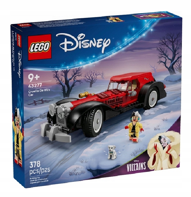 Lego 43277 Disney 101 Dalmatinů – Auto Cruelli De Mon
