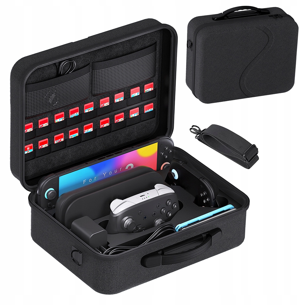 TORBA PRZENOŚNA NA NINTENDO SWITCH 2 - FUTERAŁ PODRÓŻNY NA RAMIĘ