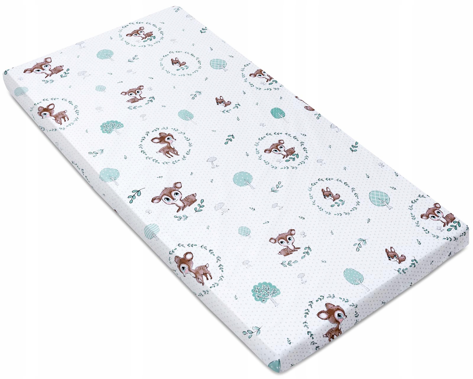 

Jukki Prześcieradło bawełniane z gumką 120x60cm