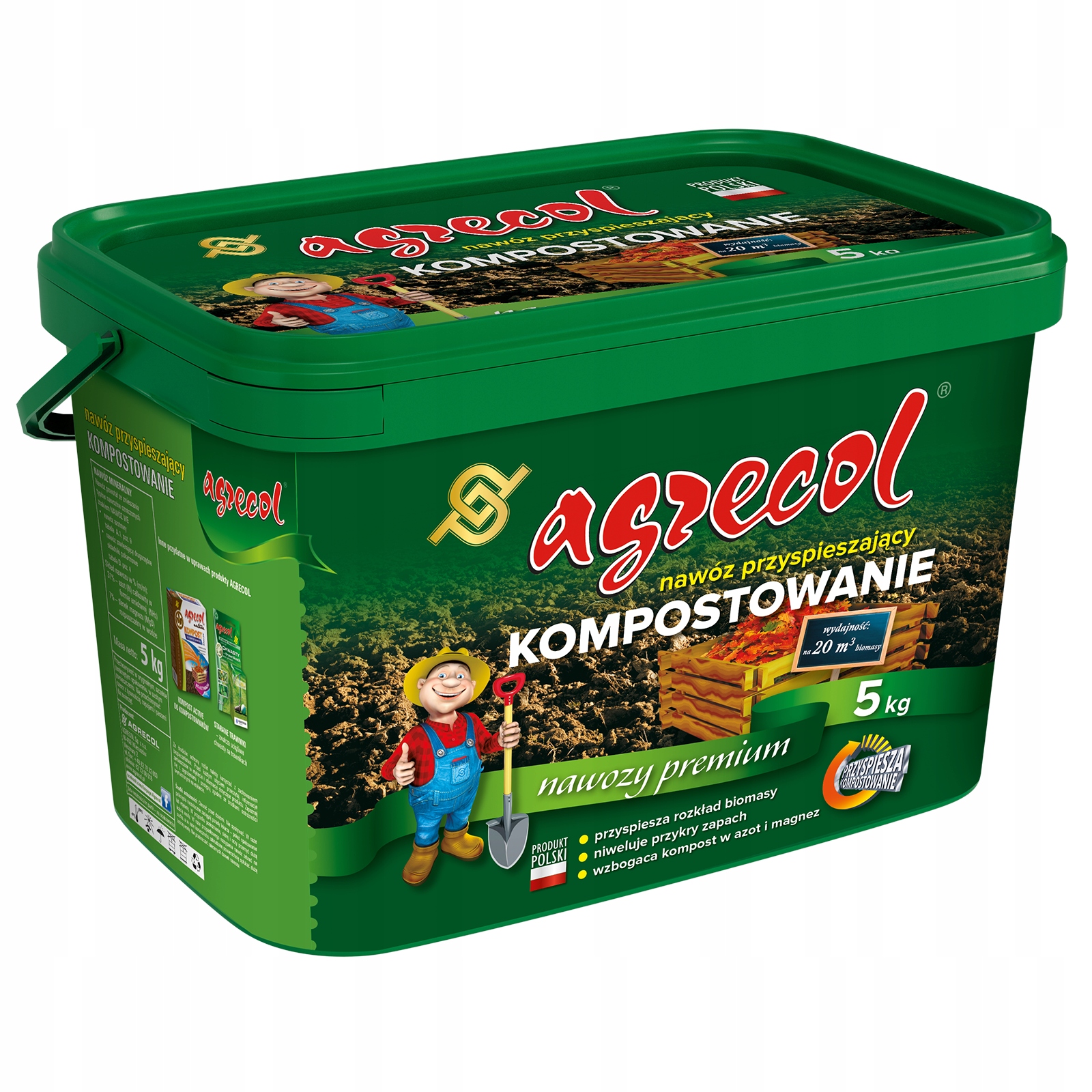 NAWÓZ PRZYSPIESZAJĄCY KOMPOSTOWANIE 5KG AGRECOL