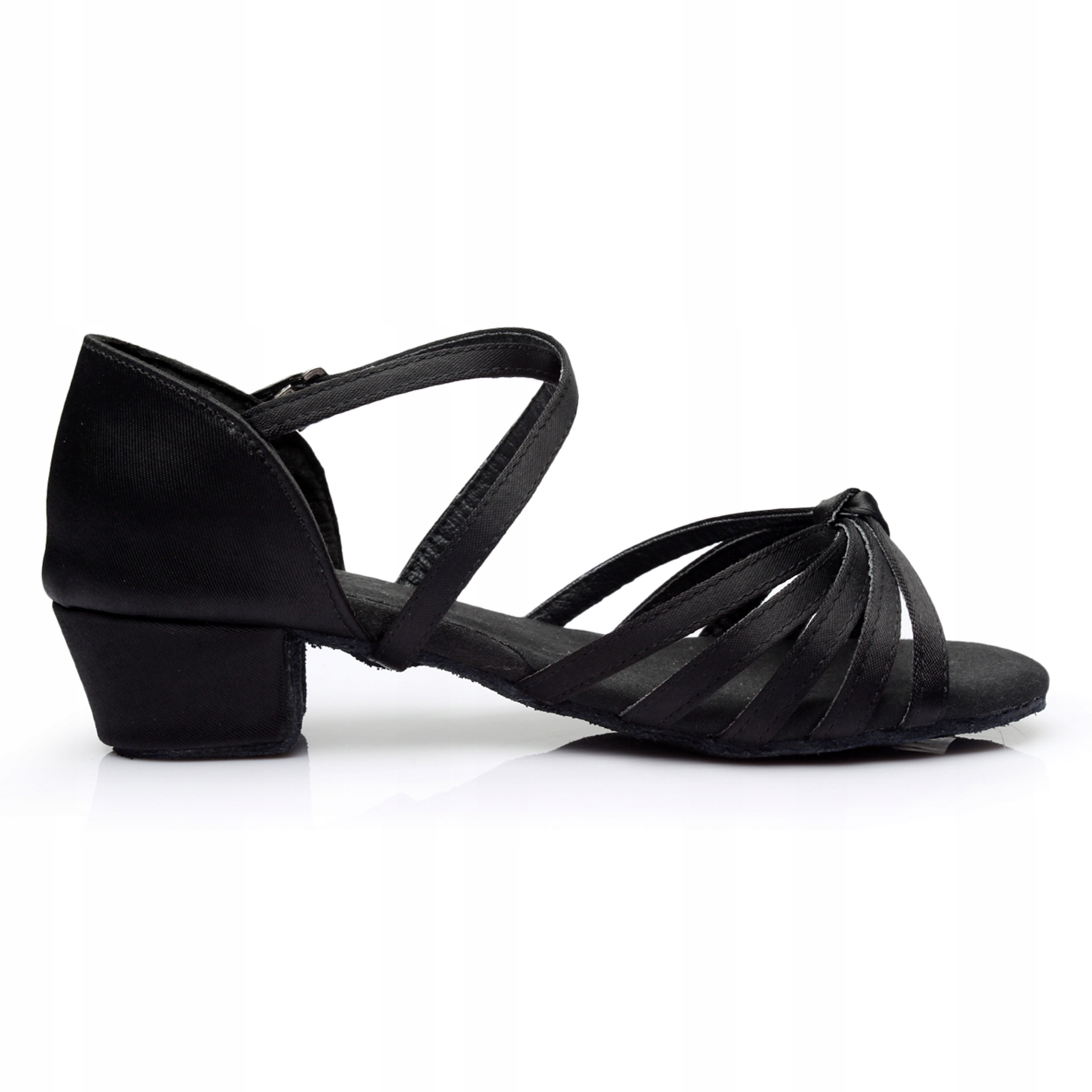 DZIEWCZĘCE BUTY NA TANIEC TOWARZYSKI LATINO SALSA CZARNE 3CM 29